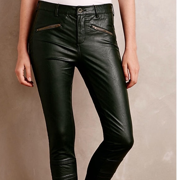 Anthropologie Pants - Anthropologie vegan leather pants